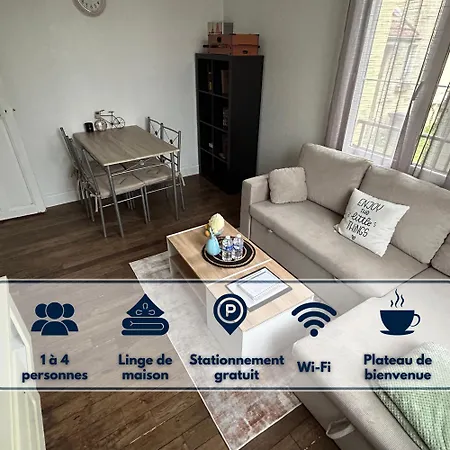 Logement Calme + Stationnement Troyes Exterior photo